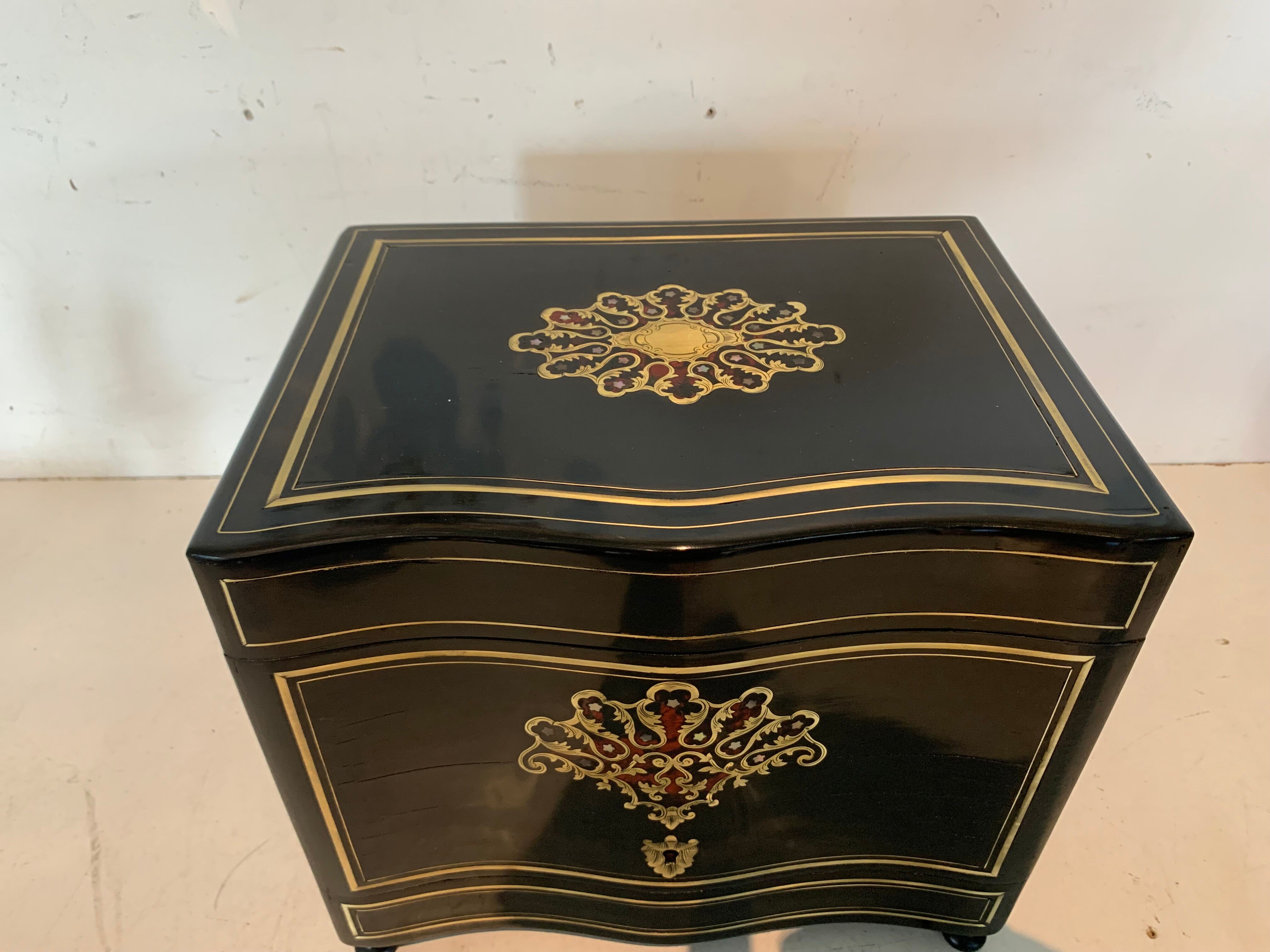 Napoléon III box marquetry xix century