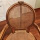 Caned armchairs