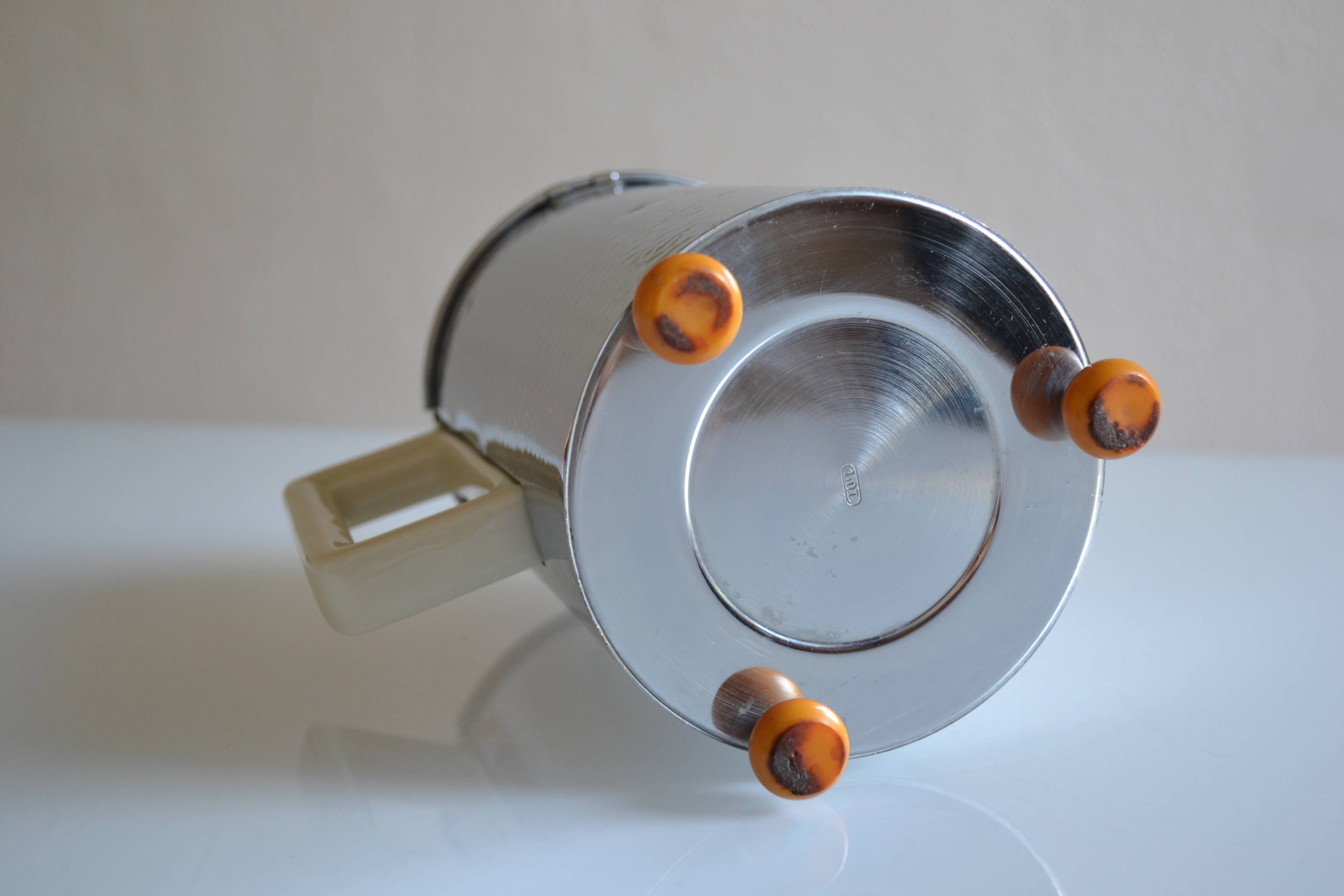 WMF Bauscher Weiden Germany 1930 Art Deco Bauhaus Teapot 1 liter