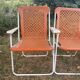 Fauteuils de camping pliants années 70