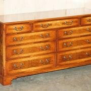 Buffet en noyer Burr & Burl avec patine