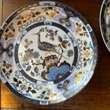 Peacock pattern porcelain plates