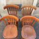 Lot de 4 Chaises bistrot vintage, chaise vintage, chaise de salle à manger - chaise bistrot vintage rétro