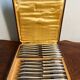 Box of 24 silver-plated knives French goldsmith Deetjen hallmark 100