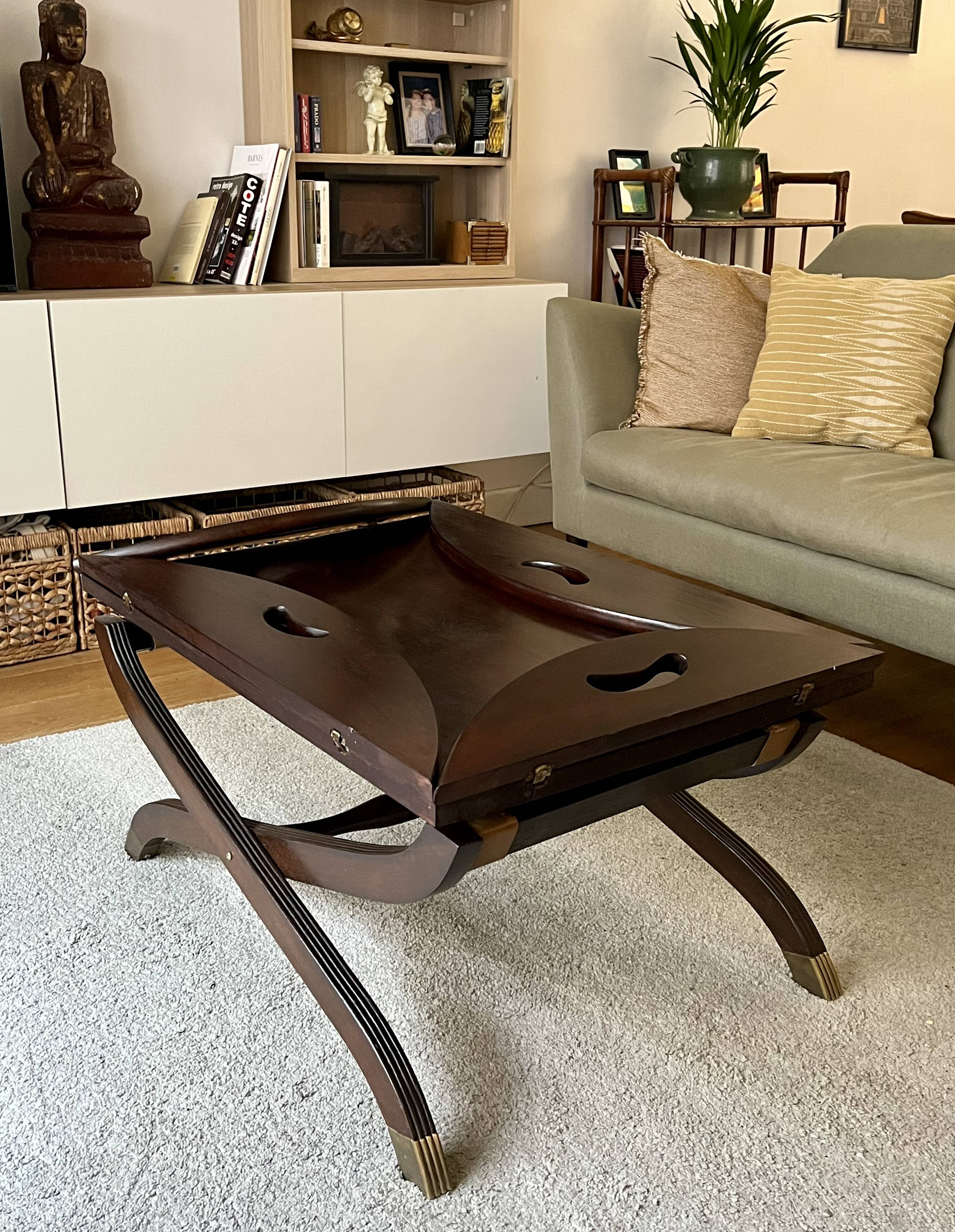 Boat table - Mahogany - Very good condition