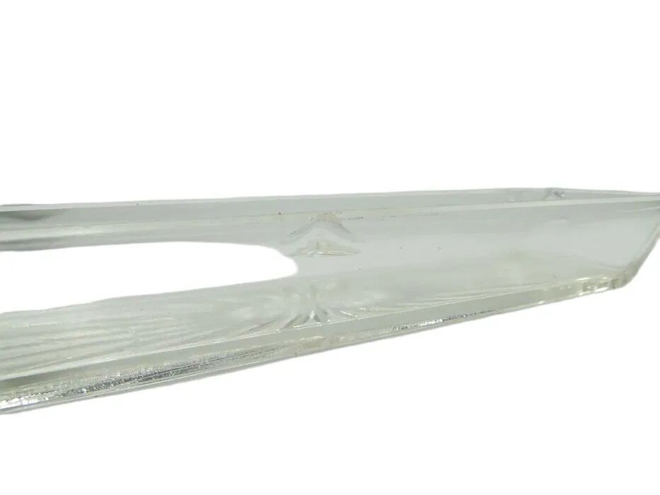 ABI Art Deco Toilet Accessory, Crystal, Czechoslovakia, 1930s