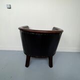 Fauteuil Hollandais Cabriolet cuir