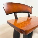 Brutalist bench and armchair set