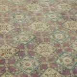 Hand-Knotted Persian Antique 1970s 241 cm x 340 cm Beige Wool Carpet
