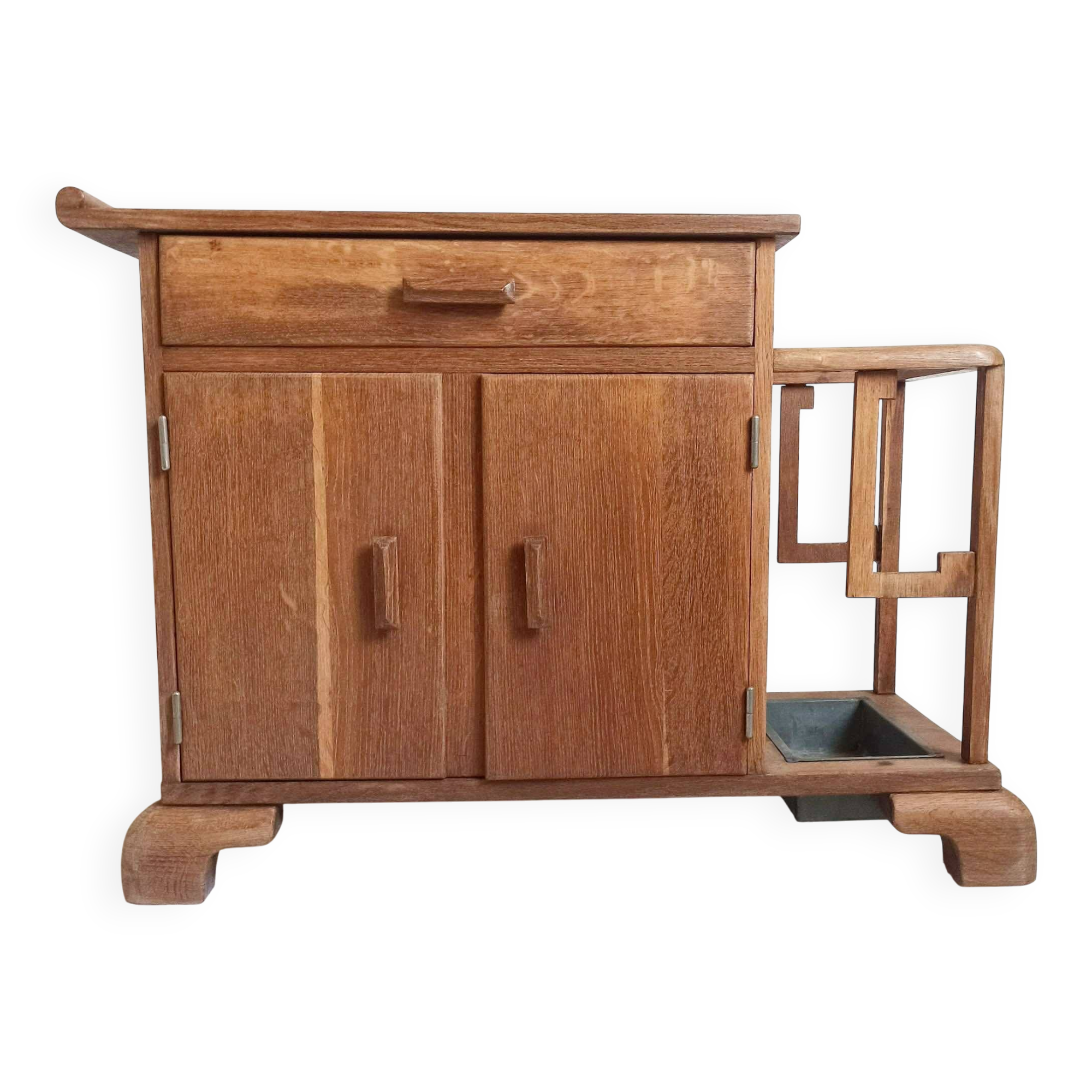 Small Art Deco entryway cabinet, 80 cm wide