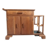Small Art Deco entryway cabinet, 80 cm wide
