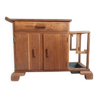 Petit meuble d'entrée Art déco Largeur 80 cm