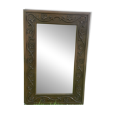 Large carved wooden mirror in Art Nouveau style