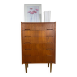 Danish mid-century chest of drawers in teak – Scandinavian vintage design, 1960s