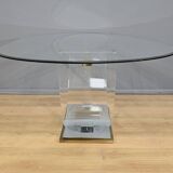 C. Hollis Jones Glass Table for Belgo Chrom – 1970