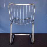 70s chrome metal chairs