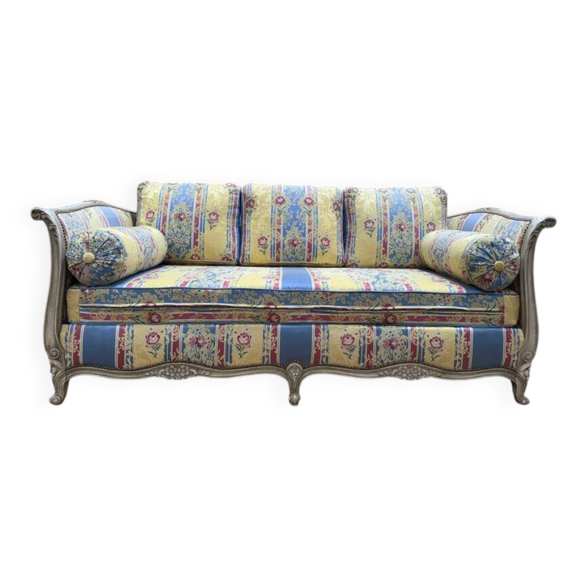 Canapé réchampi de style Louis XV