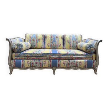 Canapé réchampi de style Louis XV