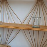 Shelves wicker vintage 100x82cm