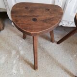 Oak triptych stools