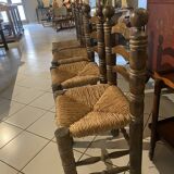 Set of 4 wooden chairs