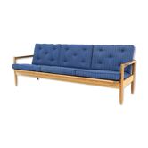 3-seater pine sofa, Sweden, 1970