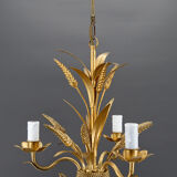 Golden suspension on ears of wheat, circa 1960