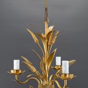 Golden suspension on ears of wheat, circa 1960