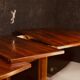 Table extensible danoise en bois de rose