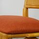 Suite of 4 chairs in Italian rattan design from the 60/70