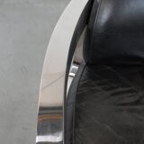 Unique design Aviator armchair with an aluminium frame
