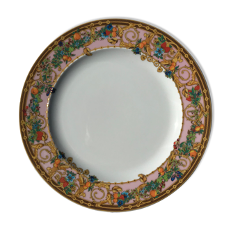 Assiette à dessert en porcelaine Rosenthal pour Versace - le jardin de Versace