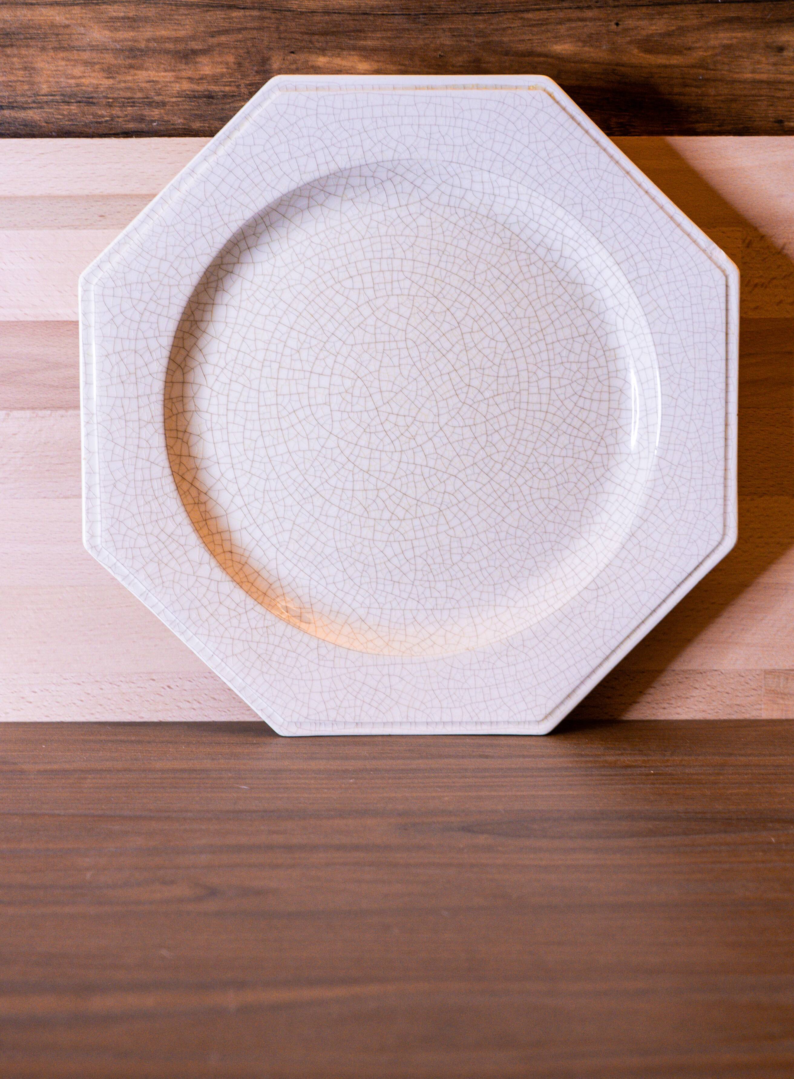 main course / Large serving plate in Charolles faience