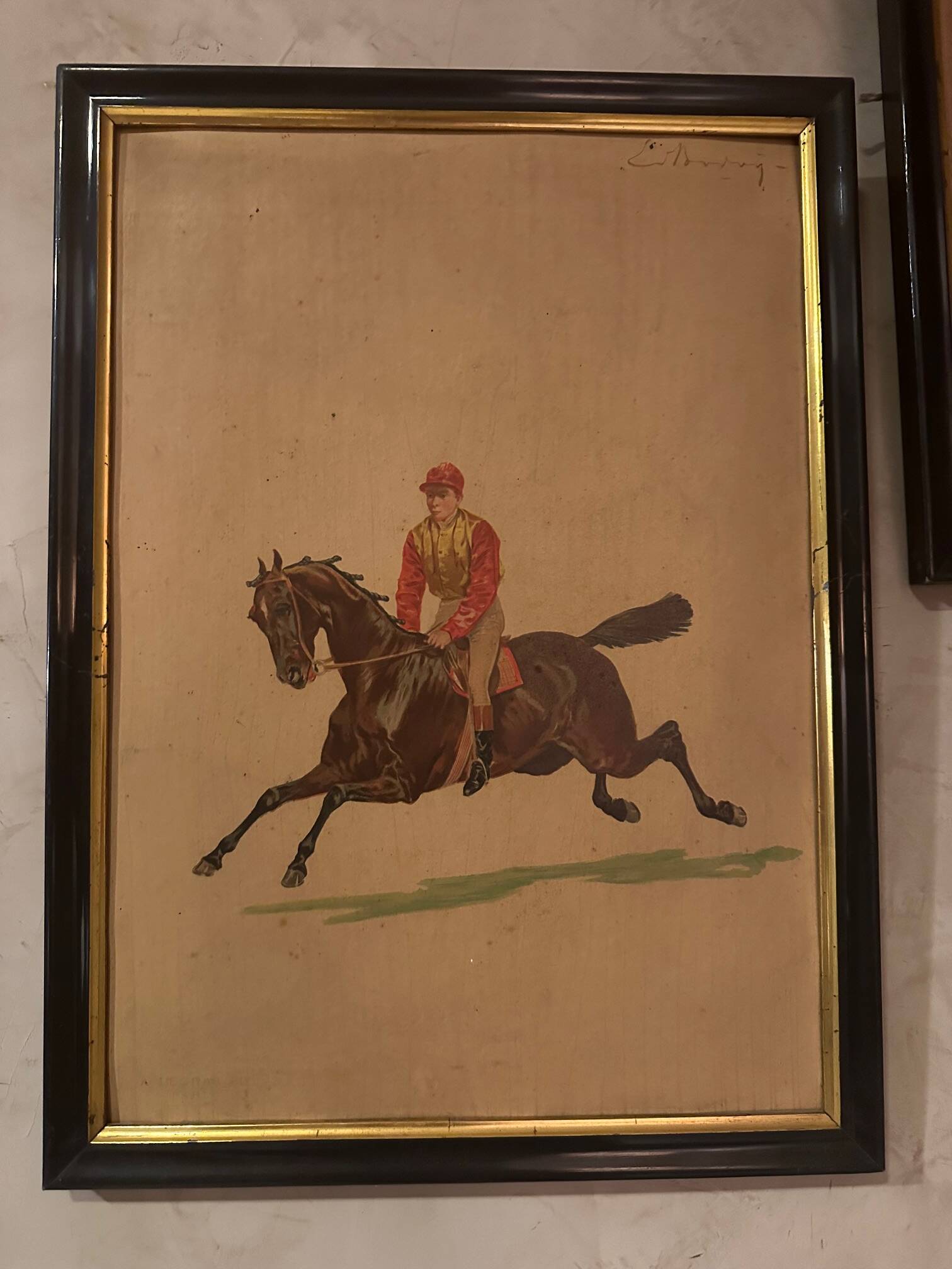 Paire de gravures équestres