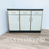 Vintage formica & wood sideboard