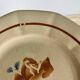 Set of 6 flat plates Sarreguemines flower pattern, first half of the 20th century.