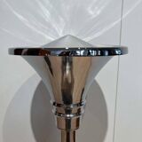 Art Deco Standing Ashtray in Polished and Chromed Metal, Switzerland, 1930