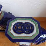 Pair of 20th century ceramic elephant stools