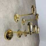 5 appliques dorées LedsC4 en laiton