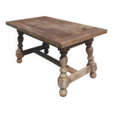 Table basse en bois style vintage