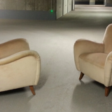 1/2 Armchair club Teddy organic 50s 60s