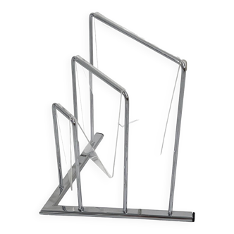 Transparent magazine rack by Markus Börgens for D-Tec, 1980