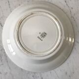 Hollow dish Saint-Amand pink flowers 30s