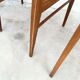 Lot de 4 chaises scandinaves hêtre et skai 60s