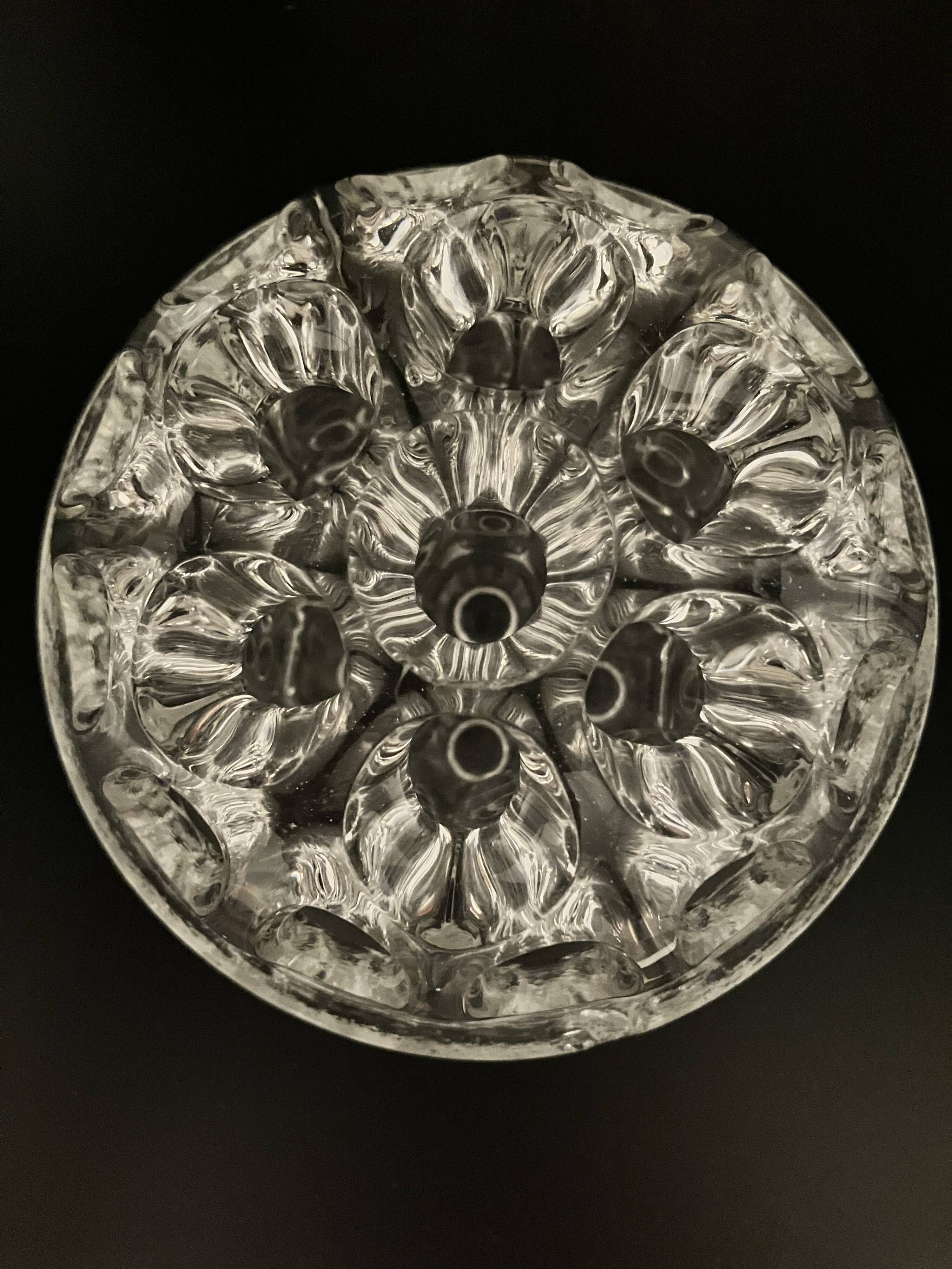 Vintage glass 19-hole flower pickers