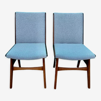 Paire chaises scandinaves 70