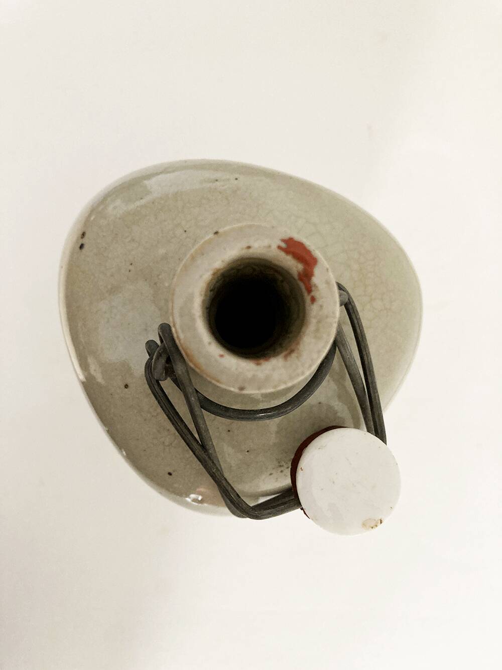 Trio of stoneware hot water bottles, three models