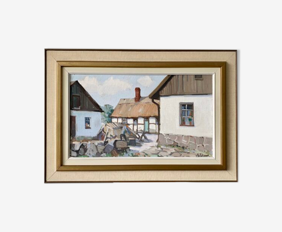 Peinture à l’huile - the wood chopper