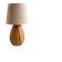 Large wooden honeycomb floor lamp