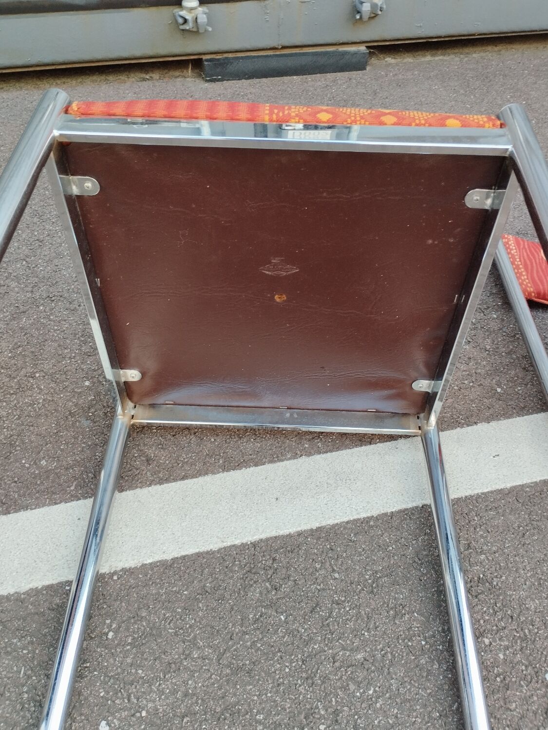 Set of 4 vintage chrome antique chairs